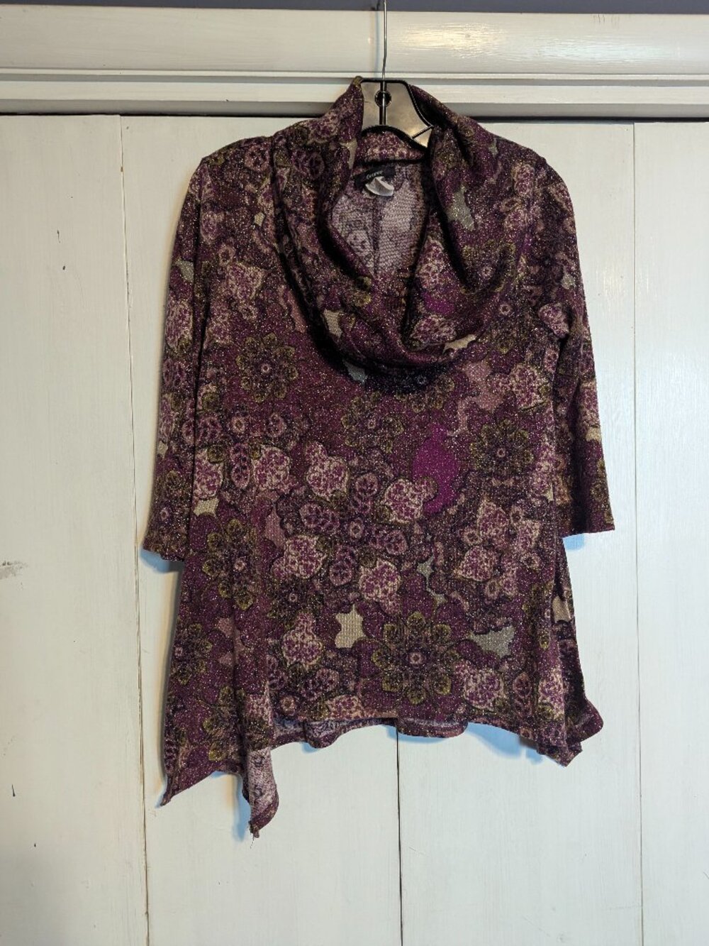 Cocomo, Cowl Neck Long Sleeve Shirt